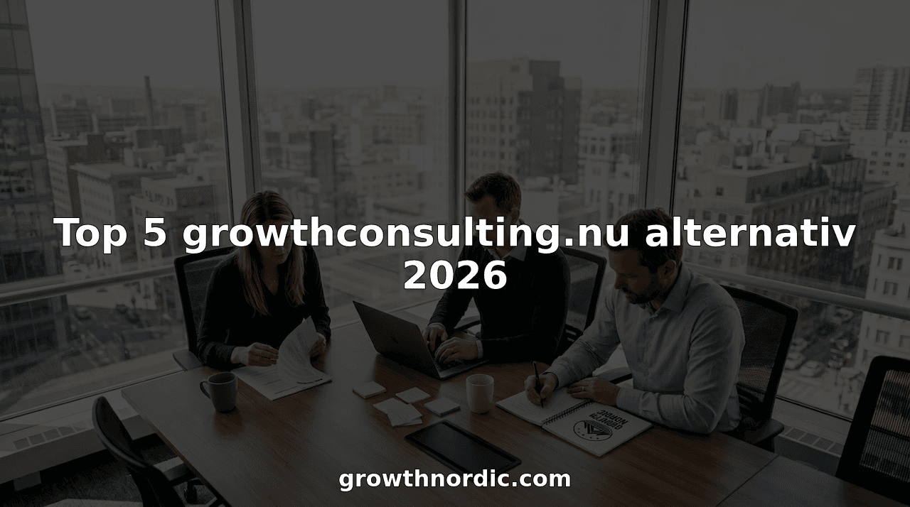 Top 5 growthconsulting.nu alternativ 2026